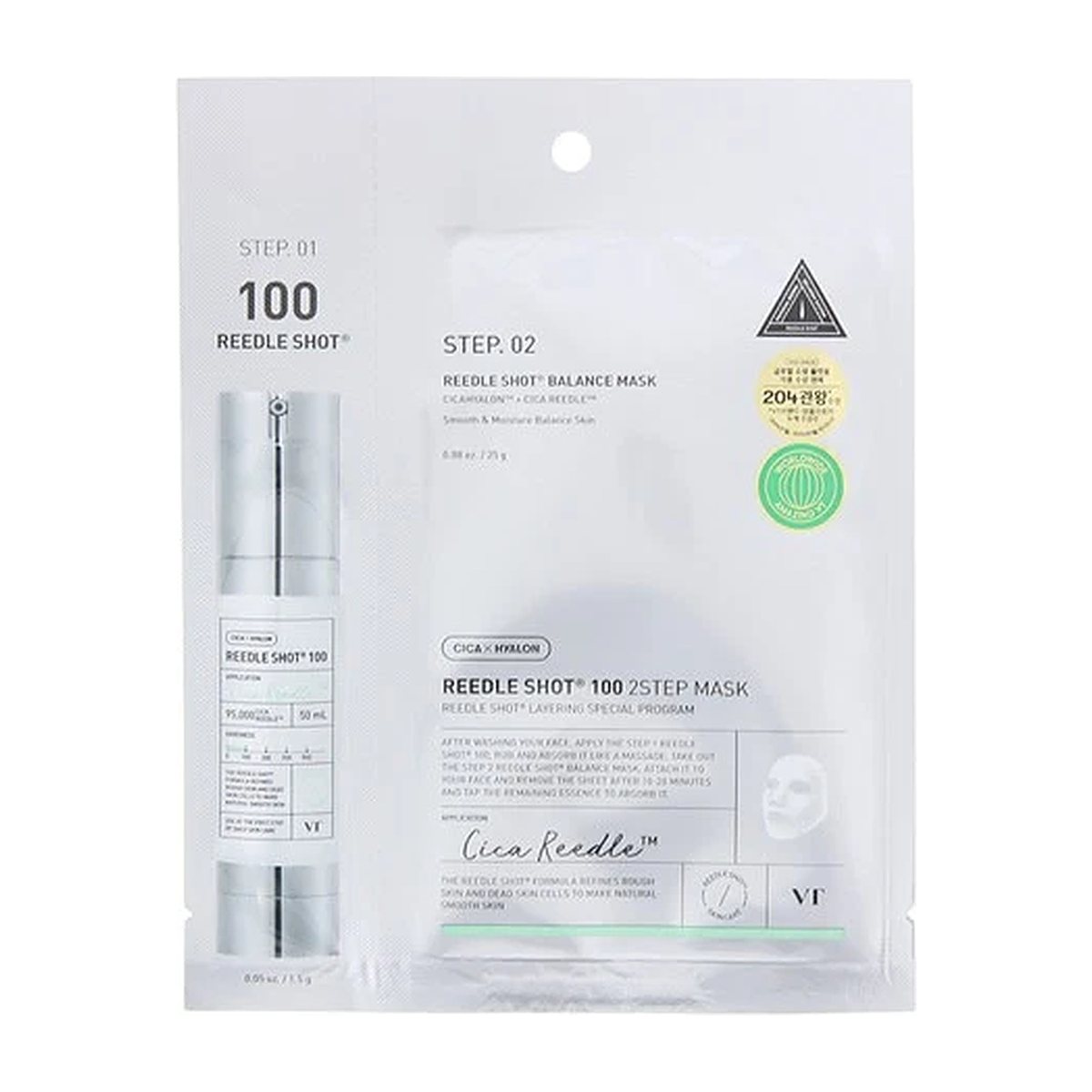 VT Cosmetics Reedle Shot 100 2-Step Face Mask - 1 Face Mask (25g)