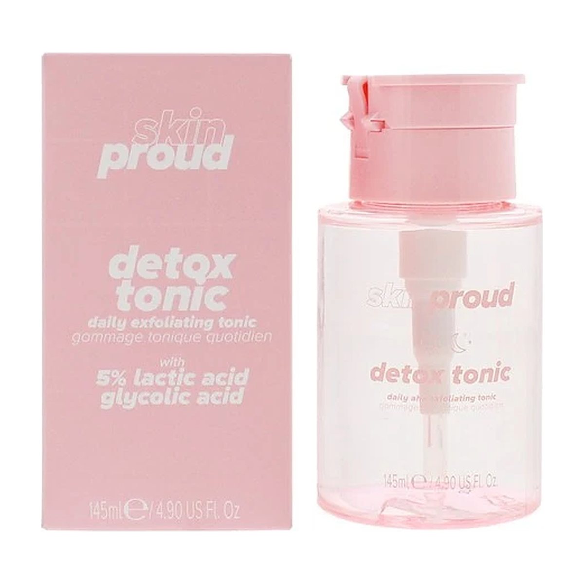Skin Proud Detox Tonic Exfoliating Tonic 145ml